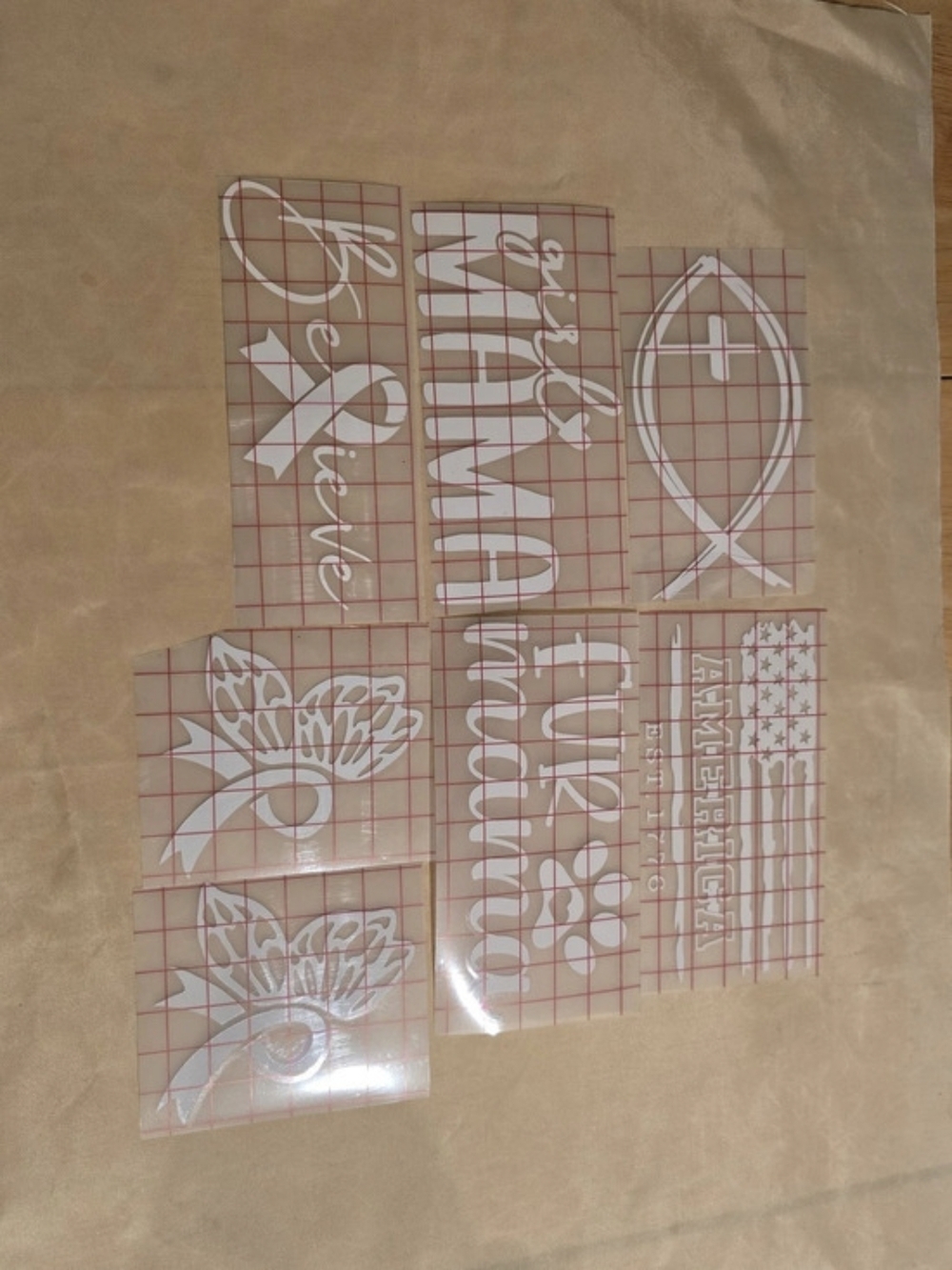 Pink & White Decorative Sheet